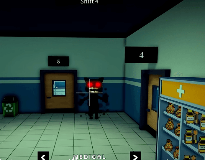 Red-Eyed Hallway Attacker Animal Hospital anomaly screenshot