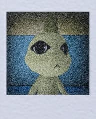 Static Photo Animal Hospital anomaly evidence with a static-filled developed photo