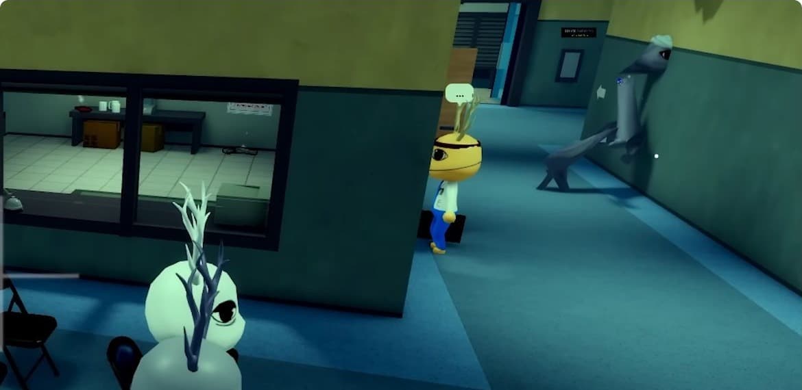 Unnatural Body Animal Hospital CCTV anomaly candidate screenshot